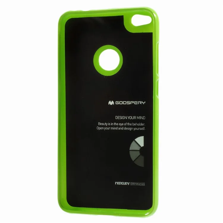 For Huawei P8 Lite (2017) / Honor 8 Lite MERCURY GOOSPERY Flash Powder TPU Shell Case - Green