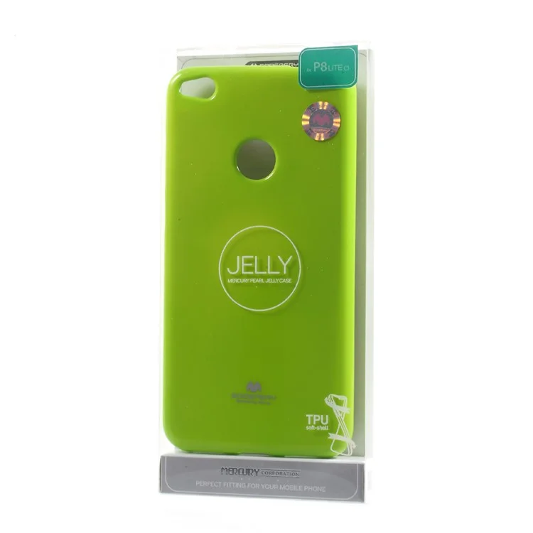 For Huawei P8 Lite (2017) / Honor 8 Lite MERCURY GOOSPERY Flash Powder TPU Shell Case - Green