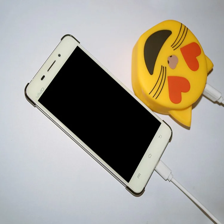 2600mAh External Power Bank Battery Charger - Cat Pattern