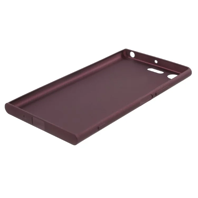 X-LEVEL Guardian Series Matte TPU Case for Sony Xperia XZ Premium - Wine Red