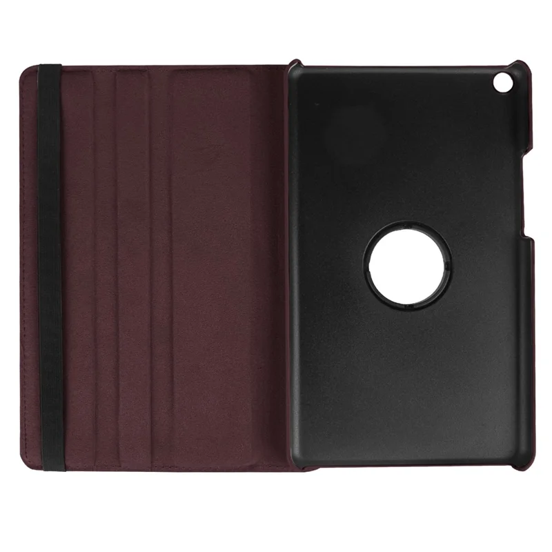 360 Degree Rotary Stand  Litchi Texture Leather Tablet Casing for Huawei Mediapad T3 8.0 - Brown