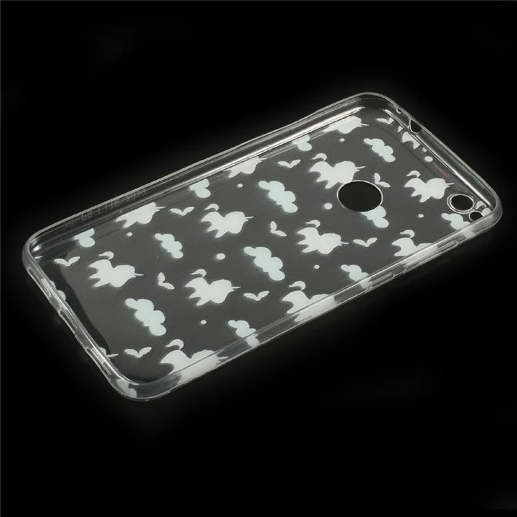 Ultra Thin Patterned Phone Back Shell for Huawei P8 Lite (2017) / Honor 8 Lite - Unicorns