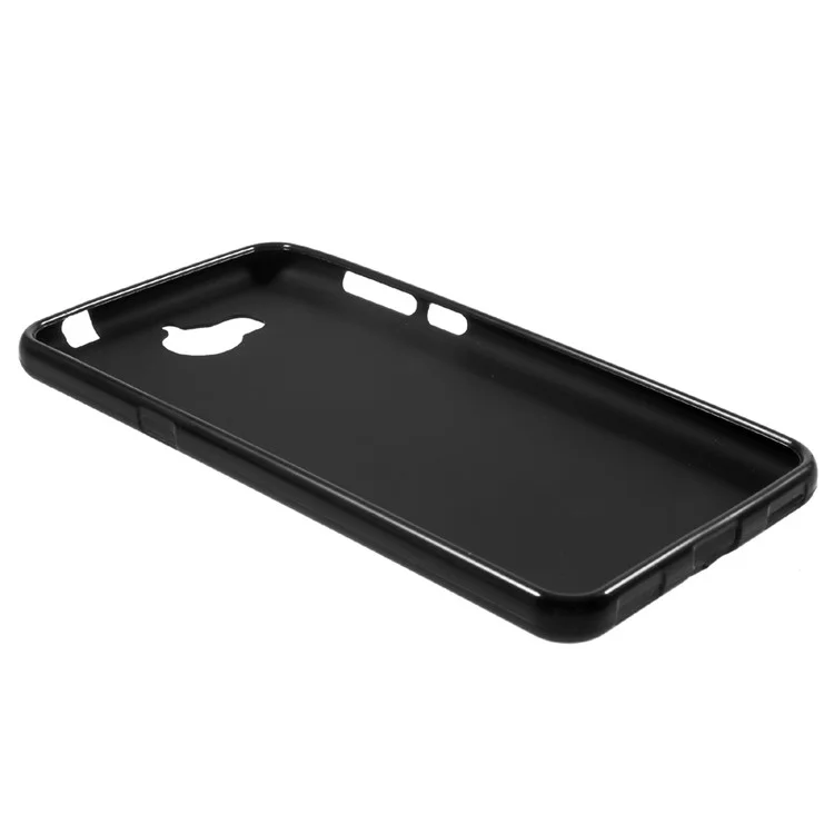 For Huawei Y5 (2017) / Y6 (2017) Anti-fingerprint Matte TPU Back Phone Cover - Black