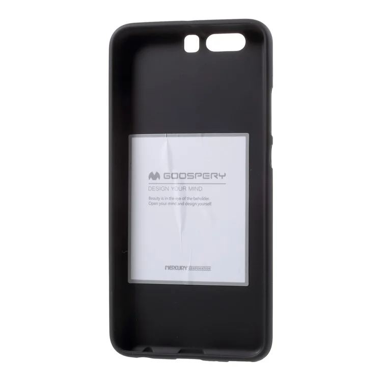 MERCURY GOOSPERY Matte Anti-fingerprint TPU Phone Case for Huawei P10 Plus - Black