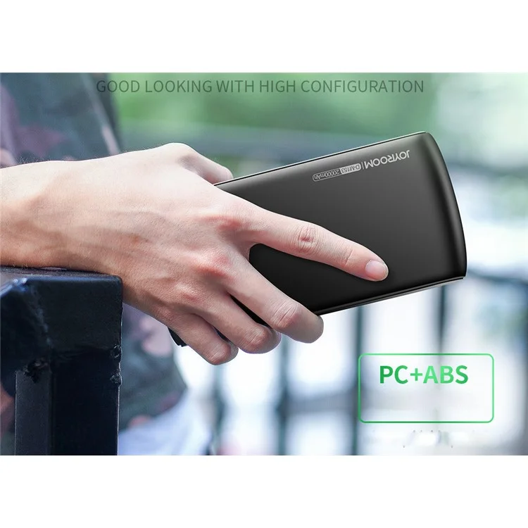 JOYROOM Wiseway Series D-M153 Dual USB 20000mAh Power Bank Battery Charger - Black
