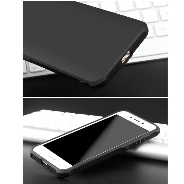 Drop-proof TPU Protection Mobile Phone Back Casing for Huawei Honor 6A / Honor 5C pro - Black