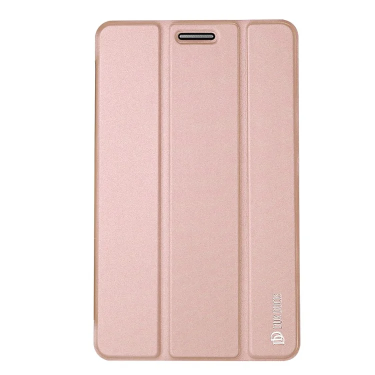 DUX DUCIS Skin Pro Series Awaken Tri-fold Leather Cover for Huawei MediaPad T3 8.0 - Rose Gold