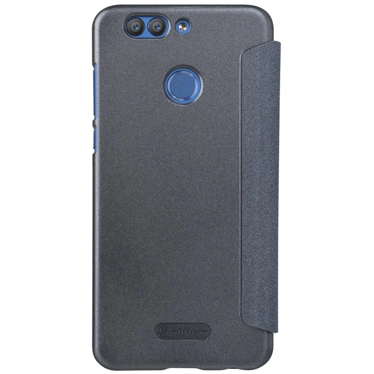 NILLKIN Sparkle Series Flip Leather Case for Huawei Nova 2 Plus - Black
