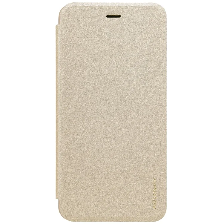 Copertina in Pelle Flip Series Nillkin Per Huawei Nova 2 Plus - Oro