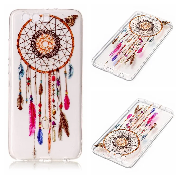 Flexible TPU IMD Pattern Printing Phone Case for Huawei P10 Plus - Dream Catcher