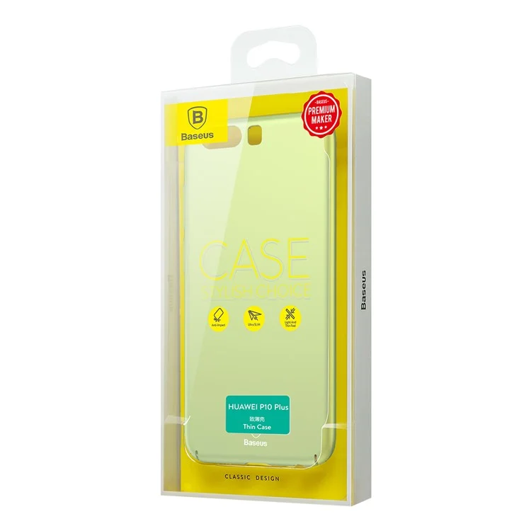 BASEUS Ultra-thin Matte Finish PC Phone Cover for Huawei P10 Plus - Green