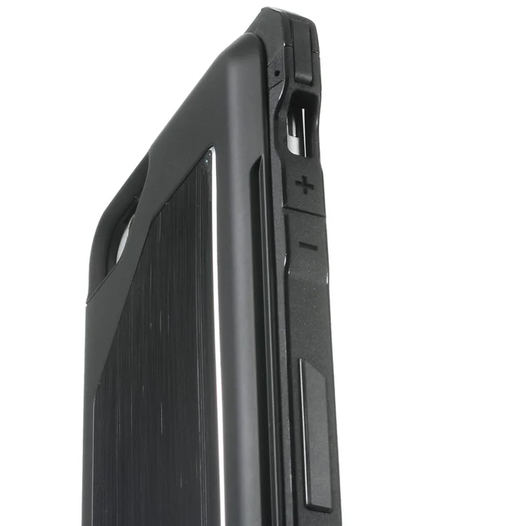 IFANS MFI Certified 4000mAh Battery Charger Case for iPhone 6 Plus / 6s Plus with Metal Plate - Black