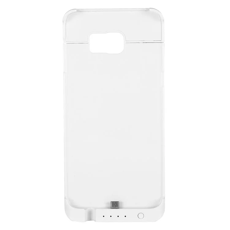 LINK DREAM 4500mAh External Battery Charger Case for Samsung Galaxy S6 Edge Plus G928 with Kickstand - White