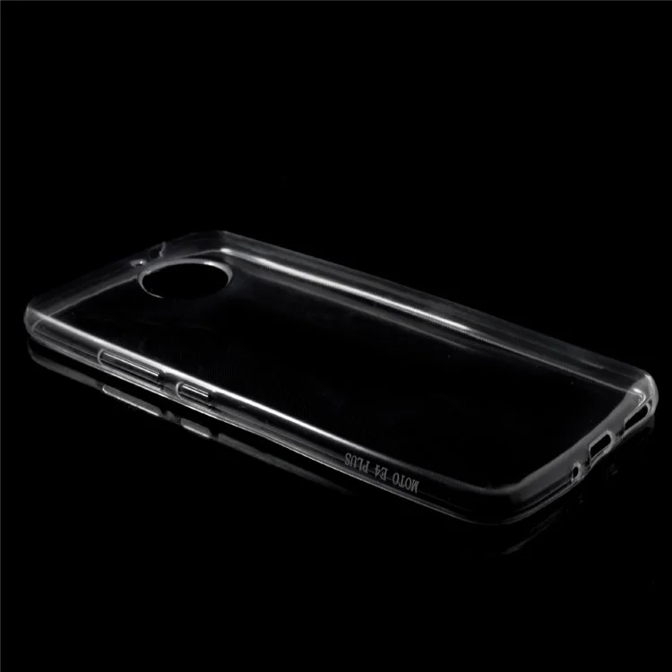 Transparent Soft TPU Super Thin Mobile Phone Case Accessory for Motorola Moto E4 Plus EU Version - Transparent