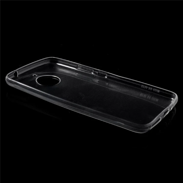 Transparent Soft TPU Super Thin Mobile Phone Case Accessory for Motorola Moto E4 Plus EU Version - Transparent