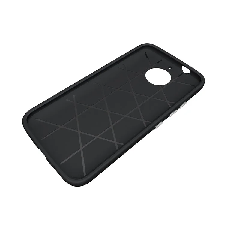 For Motorola Moto G5S Plus Anti-skid PC + TPU Hybrid Armor Case - Black