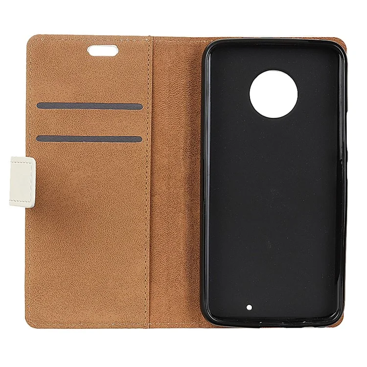 Patterned Leather Wallet Stand Mobile Cover for Motorola Moto X4 - Tree with Colorful Leaves and Fruits
