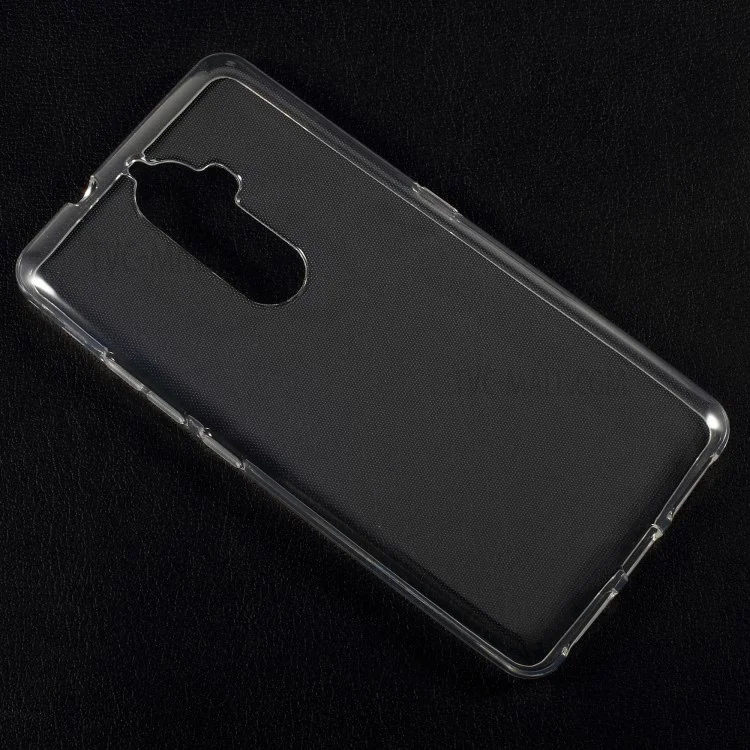 Clear TPU Case Cover with Non-slip Inner for Lenovo K8 Plus - Transparent
