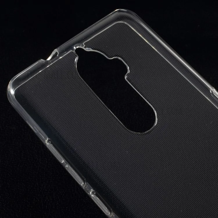 Clear TPU Case Cover with Non-slip Inner for Lenovo K8 Plus - Transparent