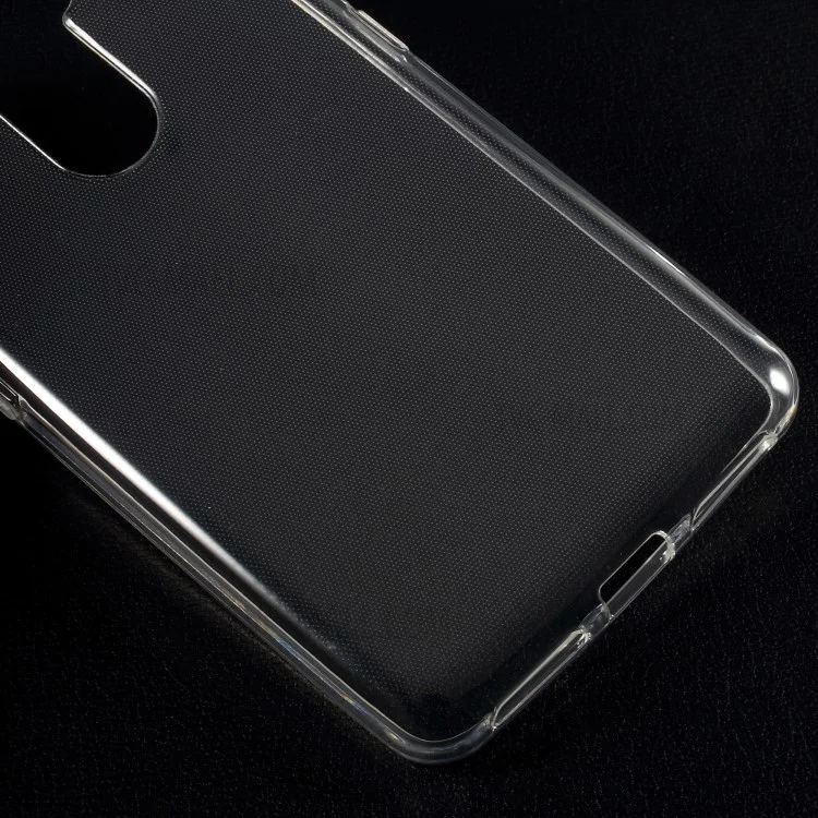 Clear TPU Case Cover with Non-slip Inner for Lenovo K8 Plus - Transparent