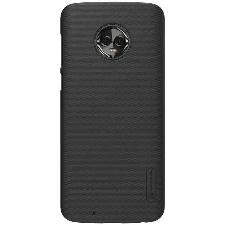 NILLKIN for Motorola Moto G6 Super Frosted Shield Hard PC Back Case - Black