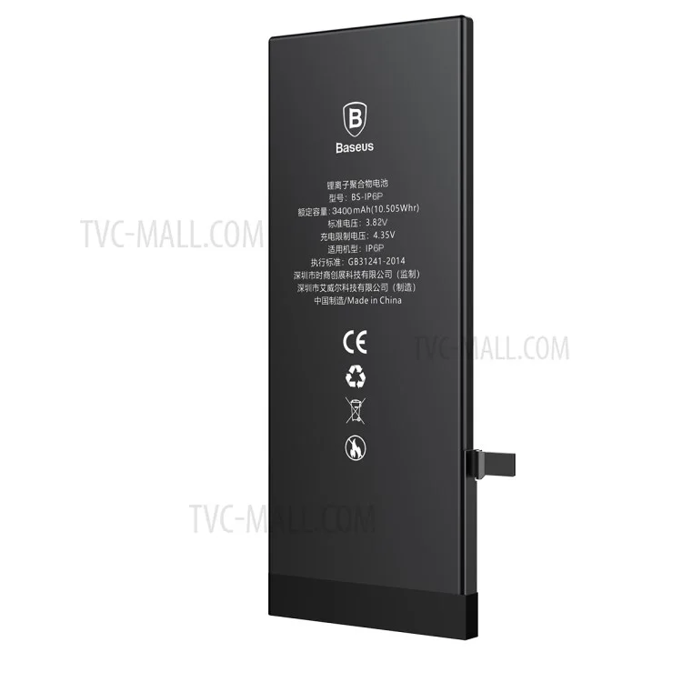 BASEUS BS-IP6P 3.82V 3400mAh Li-polymer Battery Replacement for iPhone 6 Plus 5.5 inch
