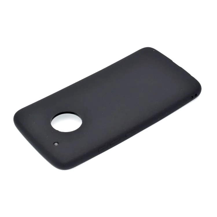 Soft Matte TPU Back Case for Motorola Moto G5 Plus - Black