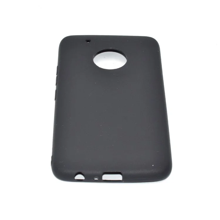 Soft Matte TPU Back Case for Motorola Moto G5 Plus - Black