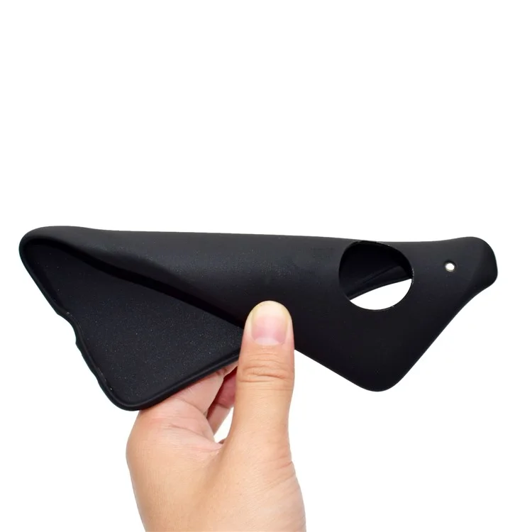 Soft Matte TPU Back Case for Motorola Moto G5 Plus - Black