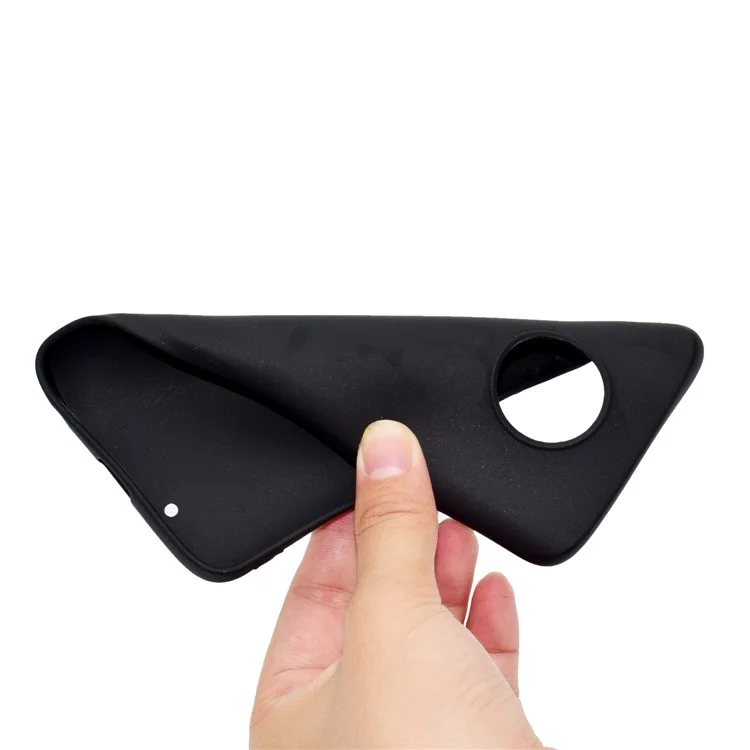 Soft Matte TPU Back Case for Motorola Moto G6 - Black