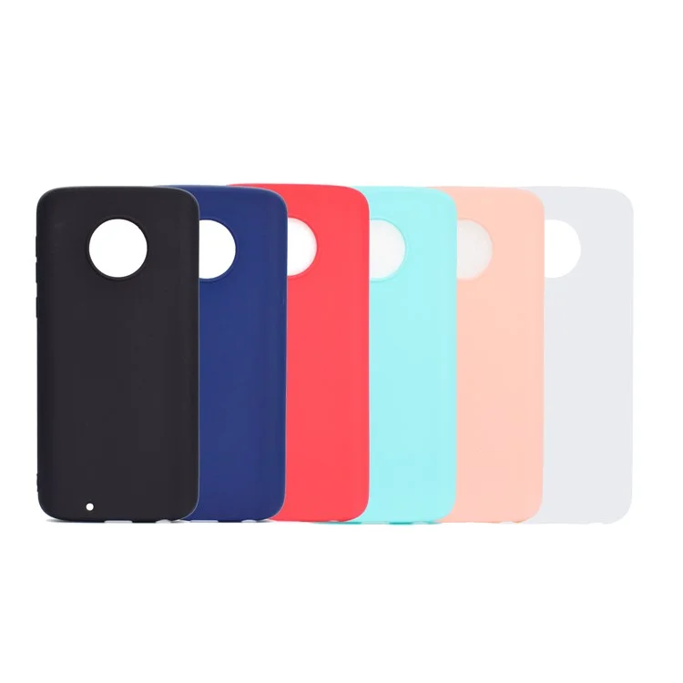 Soft Matte TPU Back Case for Motorola Moto G6 - Black
