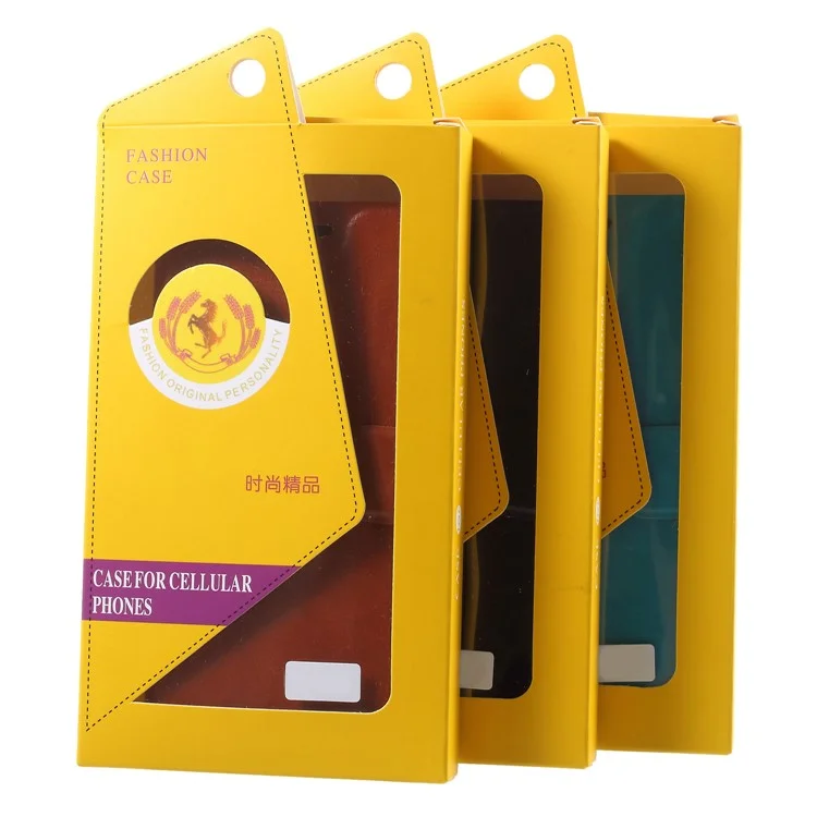 Crazy Horse PU Leather Card Holder Magnetic Phone Case for Motorola Moto E5 Play - Black