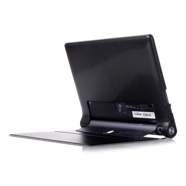 Bi-fold Smart Leather Case with Stand for Lenovo Yoga Tablet 3 10-inch X50L - Black