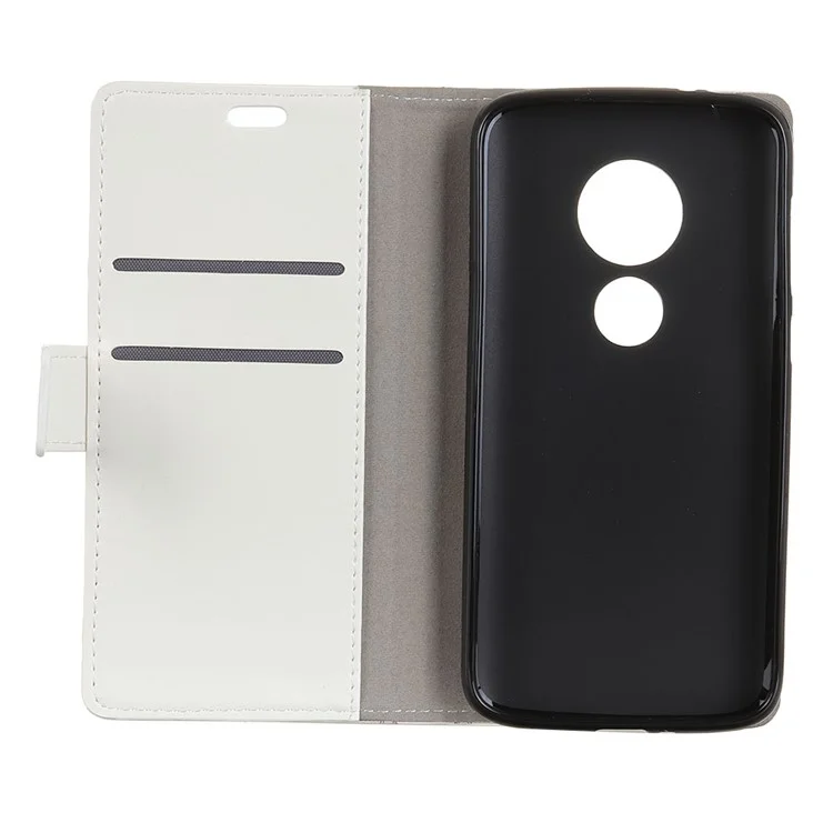 Pattern Printing Wallet Leather Stand Case for Motorola Moto E5 / G6 Play - Owls and Hearts