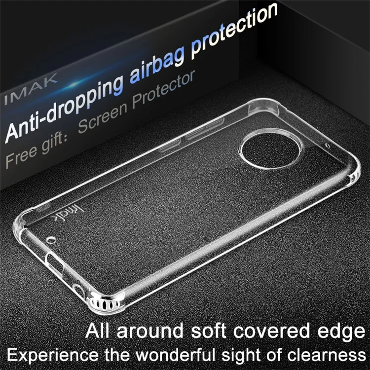IMAK Anti-drop TPU Case + Screen Protector for Motorola Moto G6