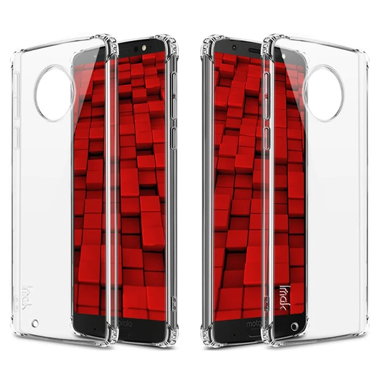 IMAK Anti-drop TPU Case + Screen Protector for Motorola Moto G6