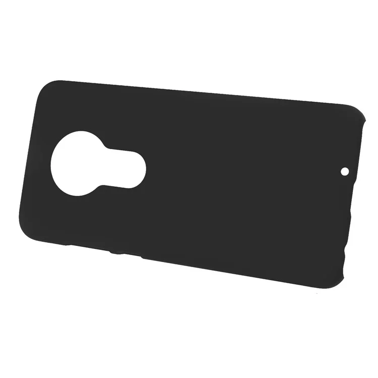 Coque arrière en caoutchouc pour Motorola Moto G7 / G7 Plus - Noir