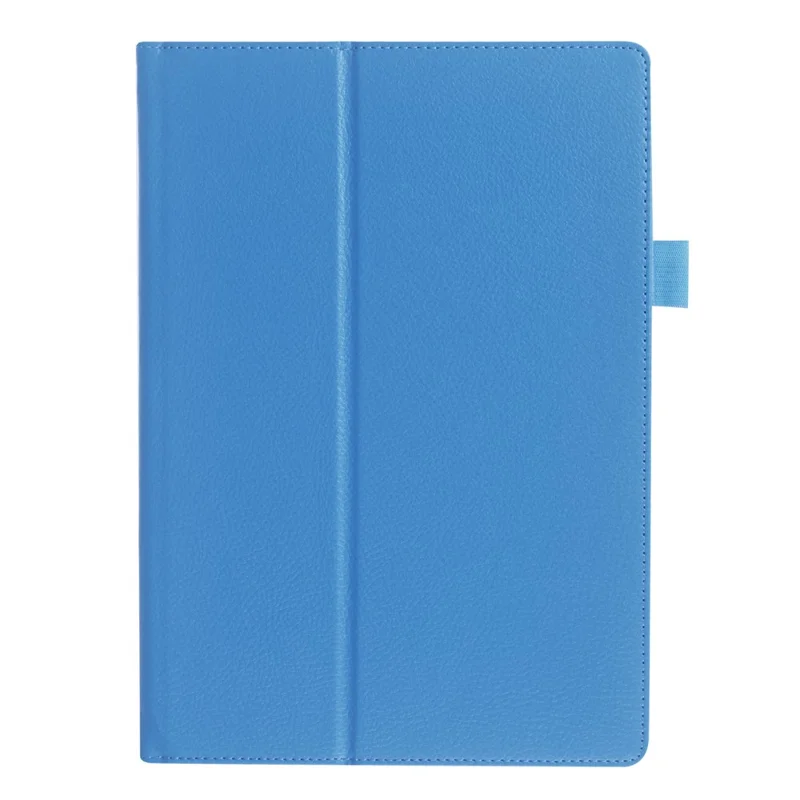 Litchi Leather Smart Flip Cover Case for Lenovo Tab 2 A10-30 X30F - Baby Blue