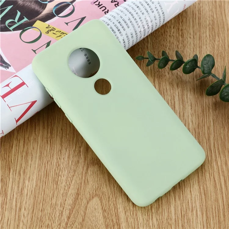 Funda Protectora De Caja De Silicona Líquida Para Motorola Moto E5 - Verde