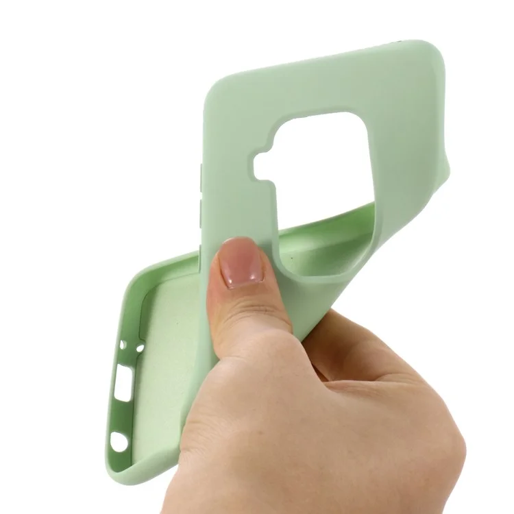 Bas de Couverture de Téléphone en Silicone Liquide à Soupe Pour Moteur un Zoom - Vert