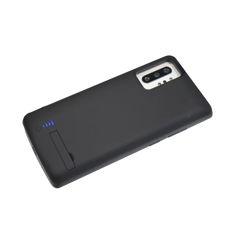 Caso Di Caricabatterie Per Batteria Esterna 6000mAh Con Kickstand Per Samsung Galaxy Nota 10 Plus / Nota 10 Plus 5G - Nero