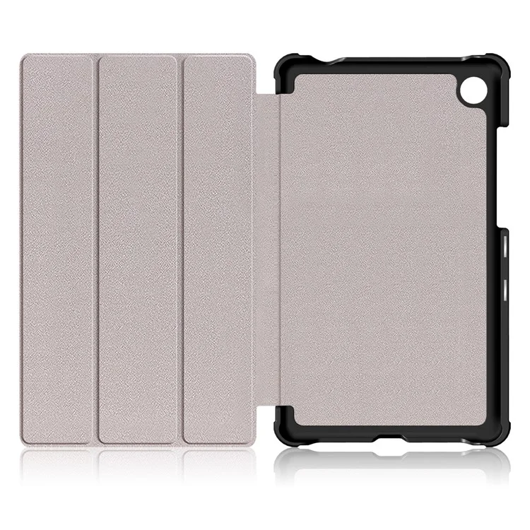 Pour la tablette Lenovo Tab M7 (2e génération) TB-7305F / (3e génération) Étui en cuir PU Tri-fold Stand Scratch Resistant Flip Cover - Noir
