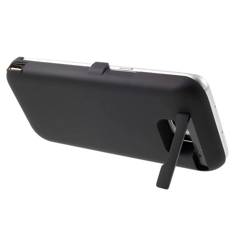 6800mAh Battery Charger Case with Kickstand for Samsung Galaxy S7 edge G935 - Black