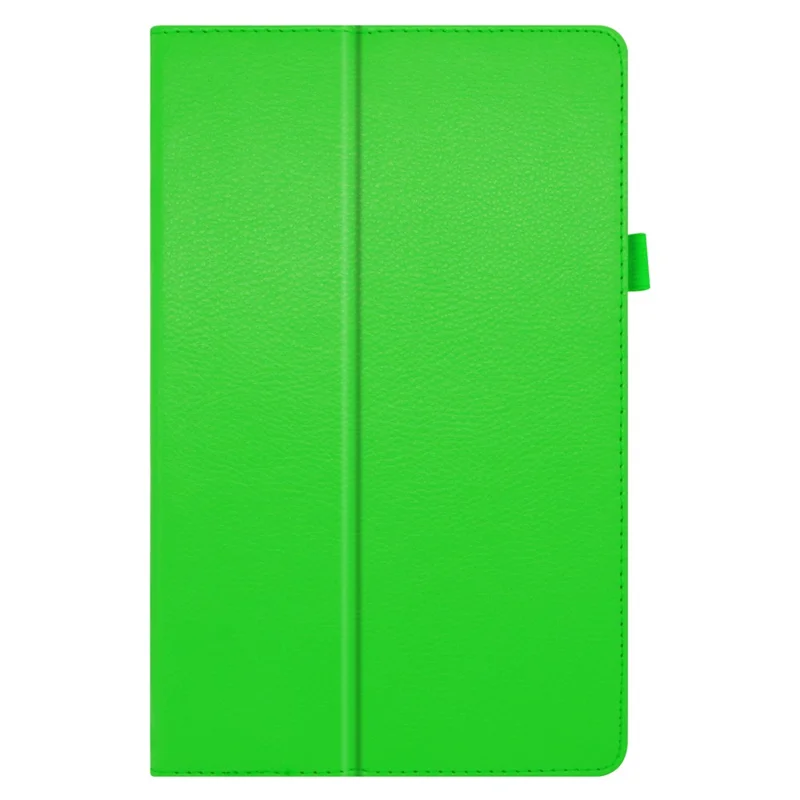For Lenovo Tab M10 Plus TB-X606F PU Leather Case Shockproof Flip Tablet Cover with Stand Elastic Pencil Holder - Green