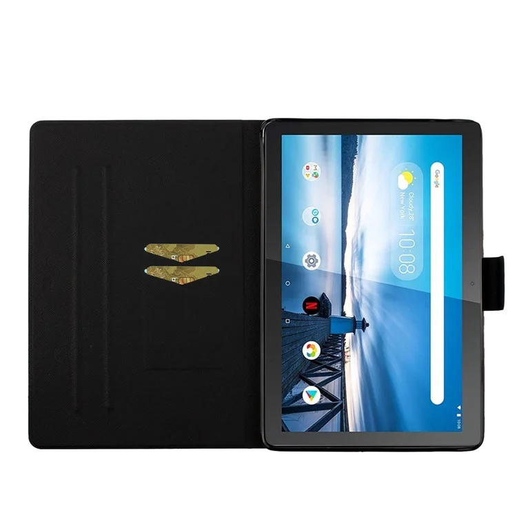 Housse de tablette à motif floral pour Lenovo Tab M10 TB-X605F - Fleur vive