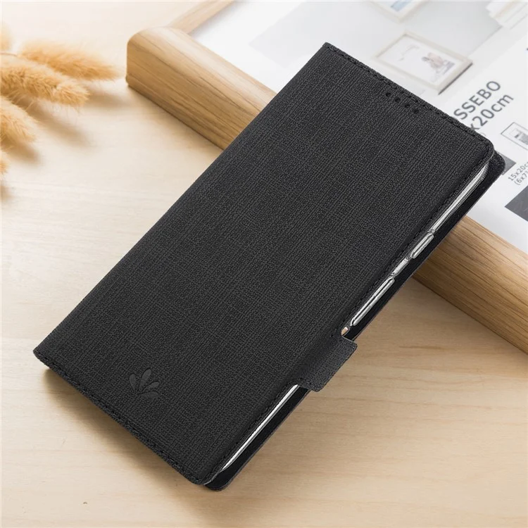 Vili DMK Tarjetas de Doble Tarjetas Laterales Cubierta de Teléfono de Estilo de Hebilla Para Motorola m Moto G Stylus/Moto G Pro - Negro