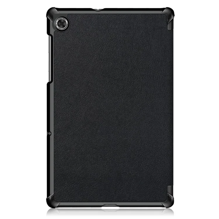 Custodia smart per tablet Tri-fold PU Leather Auto-wake/Sleep per Lenovo Tab M10 HD Gen 2 TB-X306F / TB-X306X - Nero