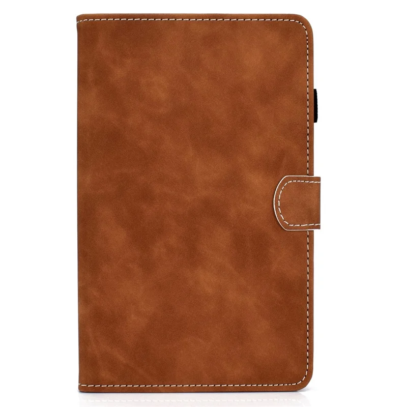 Microfiber Leather with Stand Case and Card Slots for Lenovo Tab M10 HD Gen 2 X306X - Brown