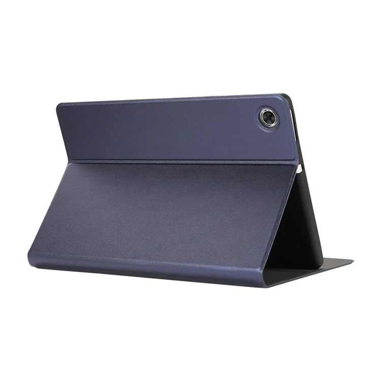 Caso de Protección de Cuero TPU + PU Con Soporte Para Lenovo Tab M10 Plus - Azul Oscuro