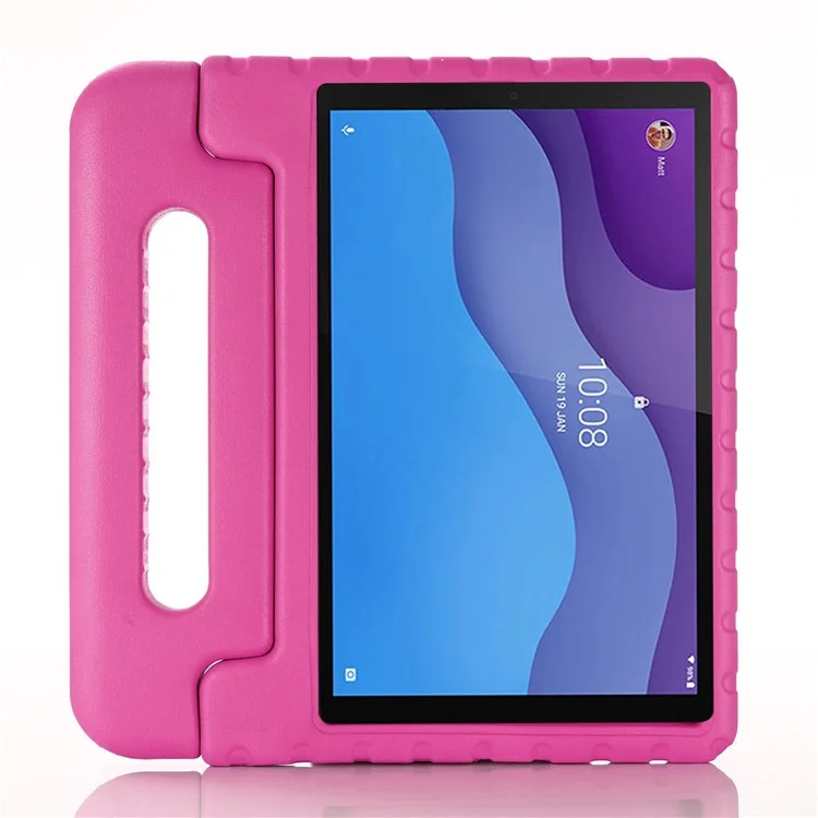 Copertina di Tavoletta Protettiva EVA Anti-scrematura Con Guscio di Tavoletta Protettiva Con Cavalletto Per Lenovo Tab M10 HD Gen 2 TB-X306 - Rosa